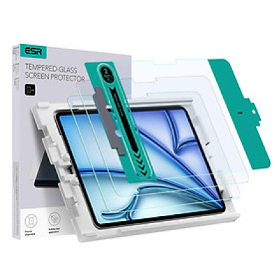 Miếng dán kính cường lực bảo vệ màn hình cho iPad Air 6 11 inch 2024 ESR Tempered-Glass Screen Protector - Hàng Chính Hãng