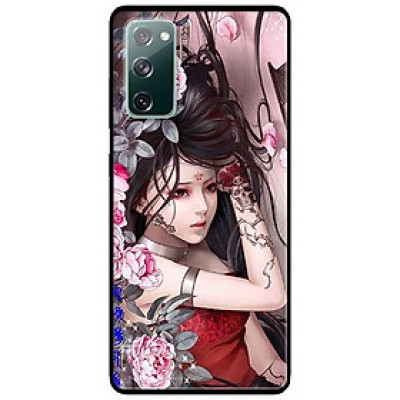 Ốp lưng dành cho Samsung A90 - Samsung S20 FE mẫu Cô Gái Mẫu Đơn