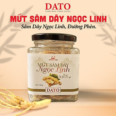 Mứt sâm dây Ngọc Linh DATO, ăn ngon,  bồi bổ cơ thể, phục hồi sức khỏe, tăng cường hệ miễn dịch