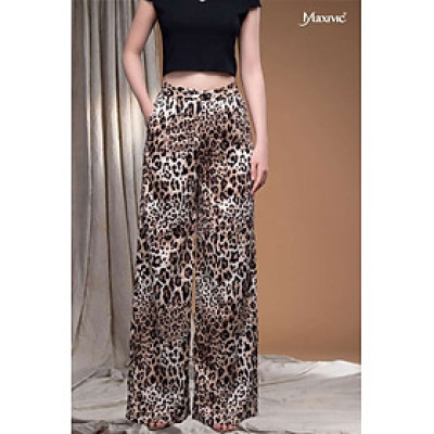 Quần tây beo lụa cát ống rộng LM112429 [BST Da Beo]