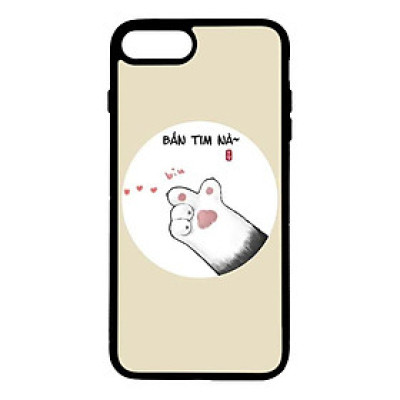 Ốp lưng dành cho Iphone 7 Plus Thả Tim Nha - Hàng Chính Hãng