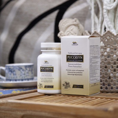 Viên uống Fucoisyn Premium Fucoidan Hỗ Thúc Đẩy Quá Trình Tự Chết Của tế Bào Ung Thư VIANATURE (H/60v)