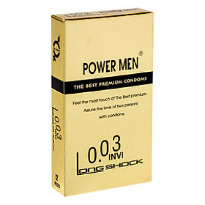 Bao cao su Powermen INVI 0.03 Longshock
