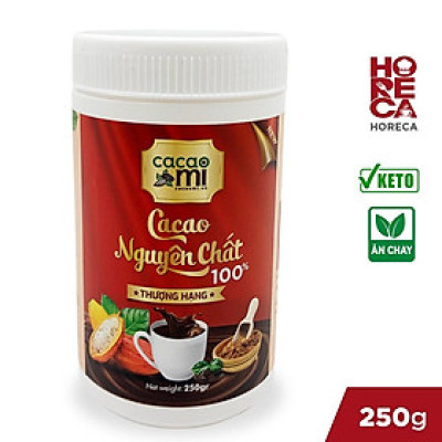 Bột cacao thuần chay đậm đà ca cao nguyên chất mix 4 vị cà phê, sữa dừa, socola - Thức uống hỗ trợ tim mạch, trí nhớ