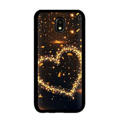 Ốp lưng cho Samsung Galaxy J3 Pro nền tim vàng 1 - Hàng chính hãng