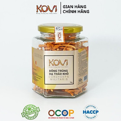 Đông trùng hạ thảo KOVI khô sấy thăng hoa 15g | Hàm lượng dược chất cao 4 sao OCOP