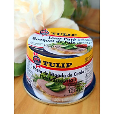 Pate heo hộp Tulip 125g