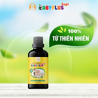Tinh dầu thảo dược BABYPLUS Hapi - Sạch long đờn, hết ho, sổ mũi, tăng sức đề kháng