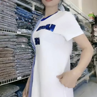 Đầm suông sequin trẻ trung cá tính Myqlothing.