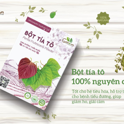 Bột tía tô nguyên chất Goce - 72g (24 gói x 3g)