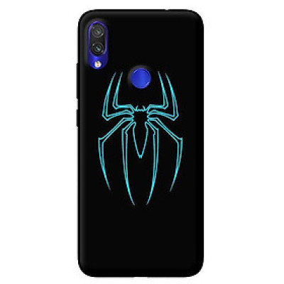 Ốp lưng in cho Xiaomi Redmi Note 7 mẫu Nhện Neon - Hàng chính hãng