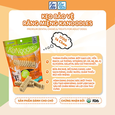 Kẹo Bảo Vệ Răng Miệng Cho Thú Cưng Kanoodles Forcans - Size M