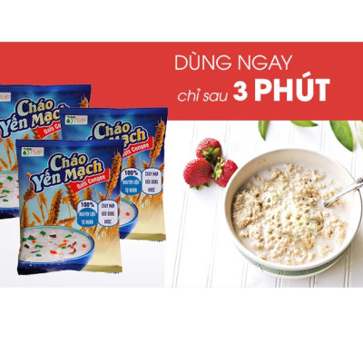 Thùng cháo yến mạch gạo lứt ăn liền - TÂM MINH FOODS (50g x 30 gói)