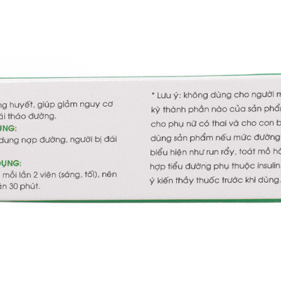 Viên Dây Thìa Canh Mekophar Giảm và ổn định ĐƯỜNG HUYẾT - Hộp 40 viên - MKPDAYTHIACANH