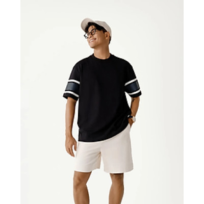 Áo thun tay ngắn nam S.Café sọc tay Form Loose - RT 10S25TSS007 | ROUTINE CÀ MAU