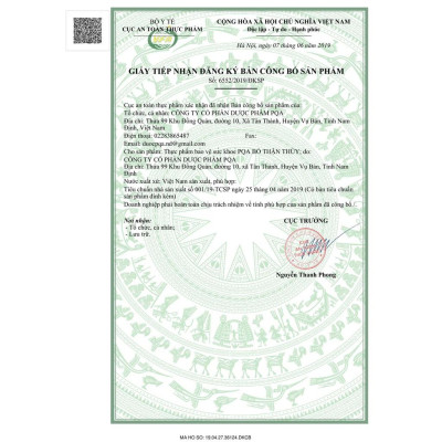 Bổ Thận Thủy PQA Hỗ Trợ Bổ Âm Dưỡng Huyết, Hạn Chế Tiết Mồ Hôi Tay Chân, Mồ Hôi Trộm Hộp 125ml