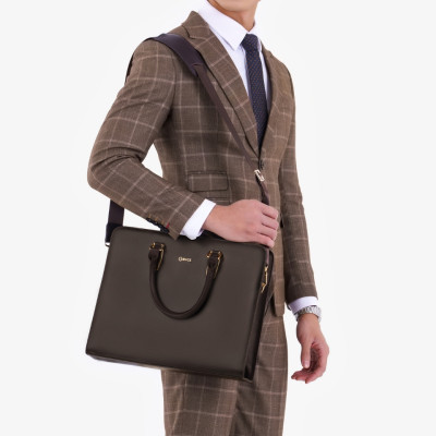 Cặp Xách Công Sở Nam Da Bò Cao Cấp CTS08