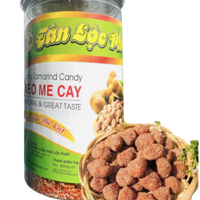 KẸO ME CAY XÍ MUỘI TÂN LỘC PHÁT HŨ 500G