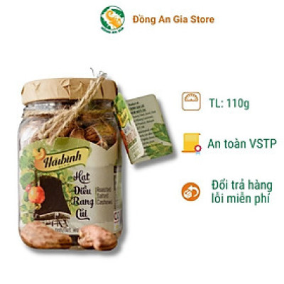 Hũ hạt điều rang củi Hải Bình 110g