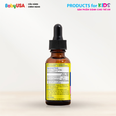 MediUSA K2D3 Drops - Thực Phẩm Chức Năng - Bổ sung Vitamin K2, Vitamin D3 cho trẻ - Hàng chính hãng