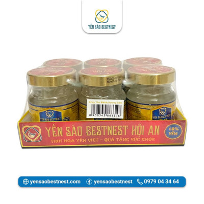 Tổ yến chưng sẵn BESTNEST HỘI AN 18% hương sâm