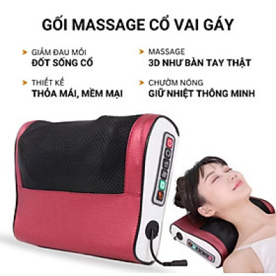 SIÊU PHẨM GỐI MASSAGE CỔ VAY GÁY 20 BI MASSAGE THƯ GIÃN HẾT ĐAU CỔ VAY GÁY 