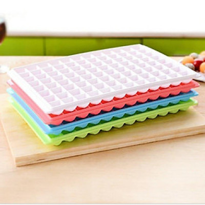 Combo 2 Khay Làm Đá Silicon 96 ô khay làm thạch rau câu 96 viên nhựa cao cấp