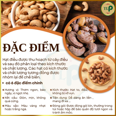 HẠT ĐIỀU LỤA RANG MUỐI TÂN LỘC PHÁT