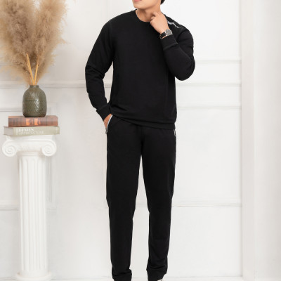 Bộ nỉ nam Aligro màu đen BN5