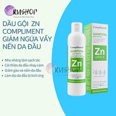 Dầu gội Zn Compliment ngăn gàu, giảm ngứa vẩy nến da đầu 