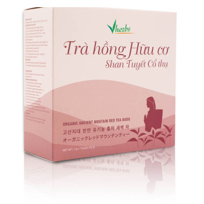 Combo 3 Hộp Trà Hồng Hữu Cơ shan tuyết cổ thụ (Trà Búp)