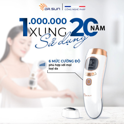 COMBO máy triệt lông DR SUN PRO và máy nâng cơ, đẩy tinh chất DR SUN VENUS 5.0