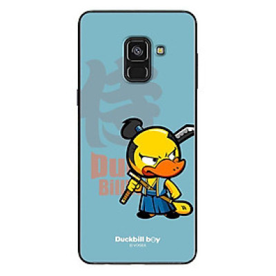 Ốp Lưng Dành Cho Điện Thoại Galaxy A8 2018 - Vịt Vàng Vác Kiếm
