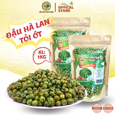 ĐẬU HÀ LAN RANG TỎI ỚT TÂN LỘC PHÁT COMBO 1KG - MỖI BỊCH 500G [ MẪU MỚI ]