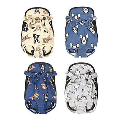 (Giao mẫu ngẫu nhiên) - Địu thú cưng - balo đeo chó mèo đi dạo dễ thương