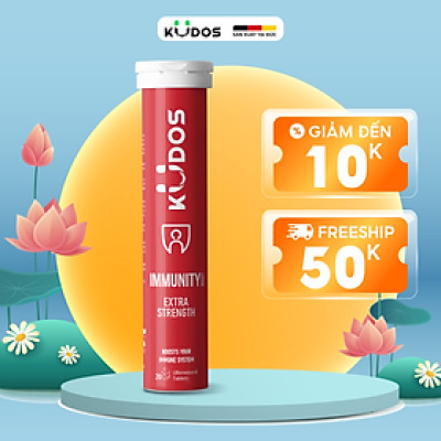 Thực phẩm bảo vệ sức khỏe KUDOS IMMUNITY BOOST EXTRA STRENGTH (20 viên/ tuýp)