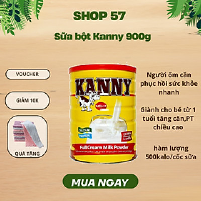 Sữa Bột Nguyên Kem Kanny 28% Chất Béo (900g)