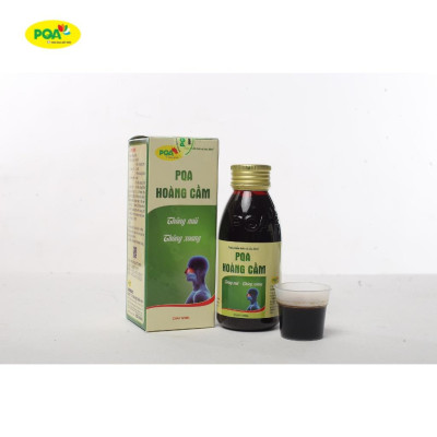 Hoàng Cầm PQA Hỗ Trợ Các Triệu Chứng Chảy Nước Mũi, Đau Đầu Do Viêm Xoang Hộp 125ml
