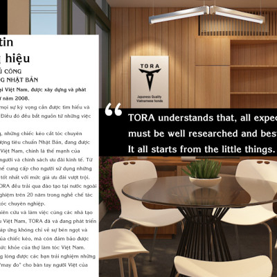 Kéo cắt tóc TORA NB-260