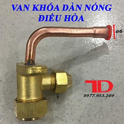 Van khóa dàn nóng điều hòa 