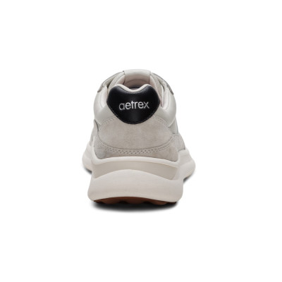Giày thể thao sức khoẻ nữ Aetrex Emily Chalk - Sneaker da đế mềm, chống đau chân