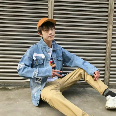 Áo khoác jean nam đẹp Just one more cực hót mẫu mới-A3123
