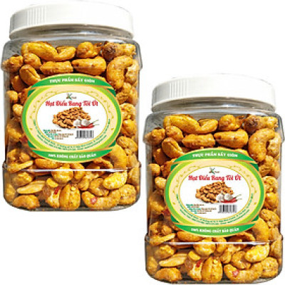 1Kg Hạt Điều Rang Tỏi Ớt Loại Ngon Hiệu SK FOOD