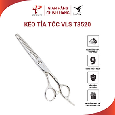 Kéo tỉa tóc VLS T3520 quai offset vênh đỡ ngón cố định