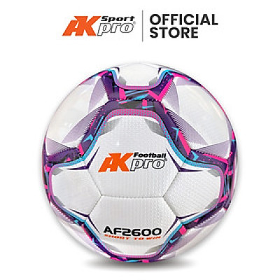 Bóng đá AKpro AF2600 Tím số 4,5 - Tặng kim bơm