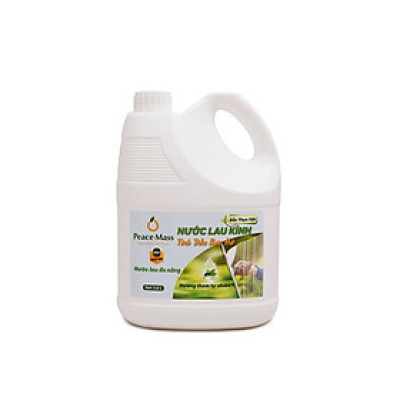 Nước Lau Kính Gốc Thực Vật Tinh dầu Bạc hà Peace Mass (Thuộc nhóm Sản phẩm Lành tính / Sinh học) Can 3.6 Lít