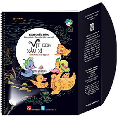 Sách Tương Tác - Sách Chiếu Bóng - Cinema Book - Rạp Chiếu Phim Trong Sách - Vịt Con Xấu Xí