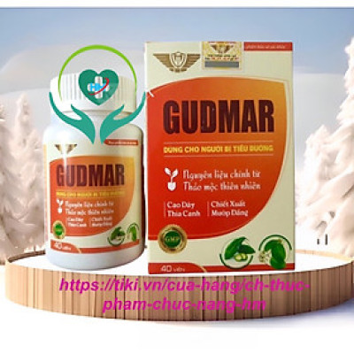 Viên uống ổn định đường huyết Gudmar Vinh Thịnh Vượng VV, hộp 40v, dùng cho người bị tiểu đường