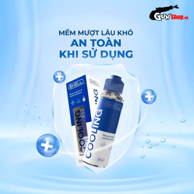 Gel bôi trơn mát lạnh - Shell Cooling - Chai 100ml