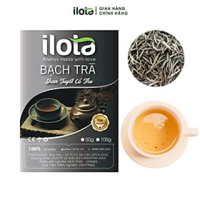 Bạch Trà Shan Tuyết Cổ Thụ thượng hạng Tây Côn Lĩnh Hà Giang loại 1 túi 50gr